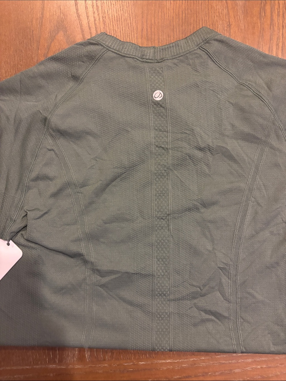 CRZ Yoga Athletic Women’s Short Sleeve Tee - Olive Green - Picture 6 of 6